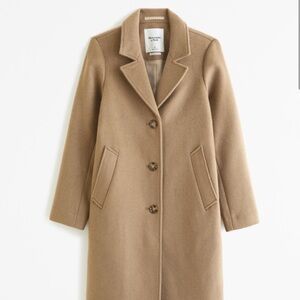 Abercrombie & Fitch Small Wool Blend Coat NWT